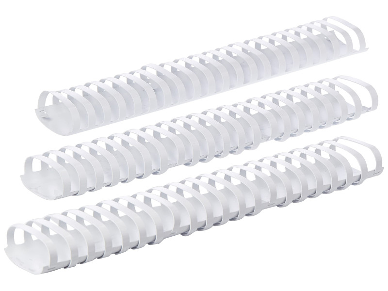 GBC Peigne à relier en plastique CombBind, A4, 51 mm, blanc