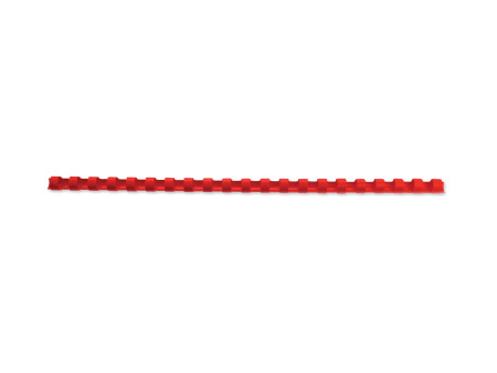 GBC Peigne à relier en plastique CombBind, A4, 10 mm, rouge