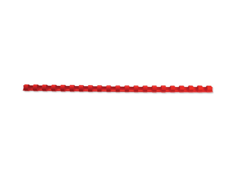 GBC Peigne à relier en plastique CombBind, A4, 10 mm, rouge