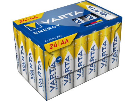 VARTA Pile alcaline Energy, Mignon (AA), 24 pièces