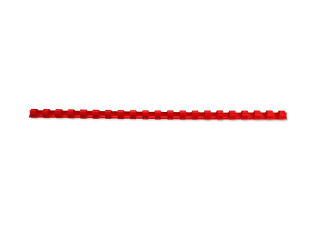 GBC Peigne à relier en plastique CombBind, A4, 16 mm, rouge