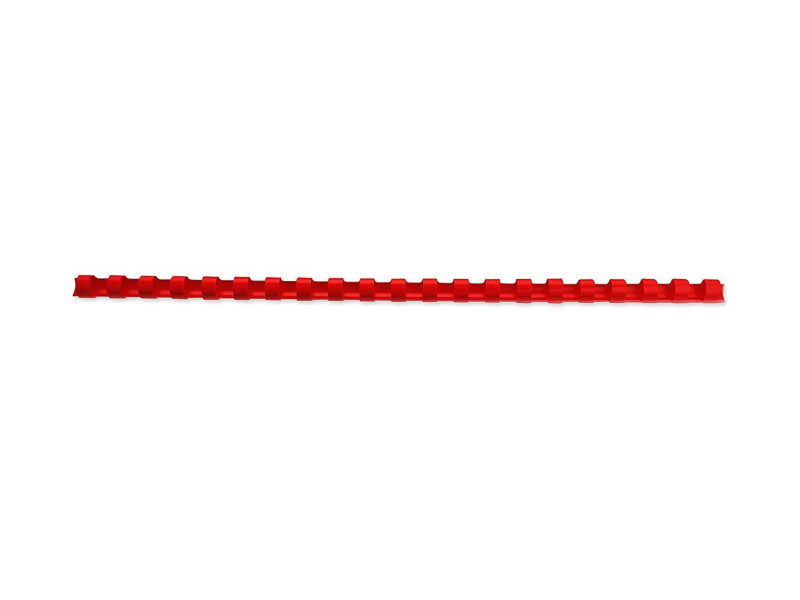 GBC Peigne à relier en plastique CombBind, A4, 16 mm, rouge