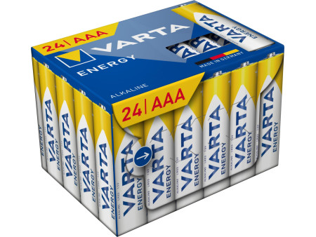 VARTA Pile alcaline Energy, Micro (AAA), 24 pièces