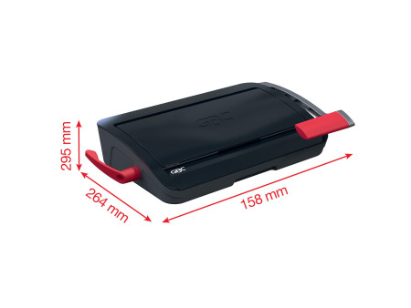 GBC Perforelieuse CombBind CB12, noir/rouge/argent