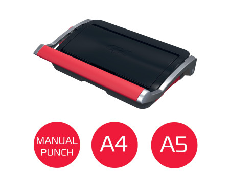 GBC Perforelieuse CombBind CB15, noir/rouge/argent