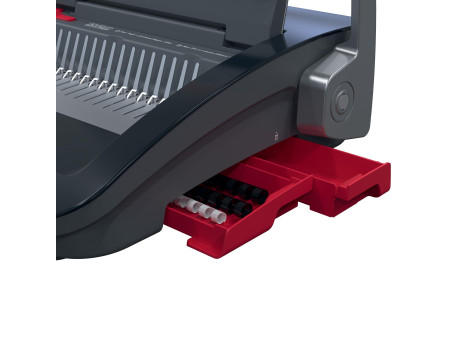 GBC Perforelieuse CombBind CB25, noir/rouge/argent