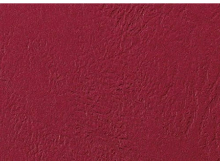 GBC Couverture de reliure grain cuir, A4, rouge foncé