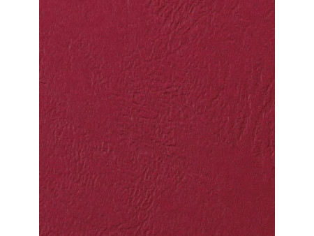 GBC Couverture de reliure grain cuir, A4, rouge foncé