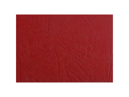 GBC Couverture de reliure Grain cuir, A4, 250 g/m2, rouge