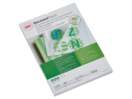 GBC Pochette de plastification, A4, brillant, 150 microns