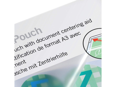 GBC Pochette de plastification A3, brillant, 500 microns