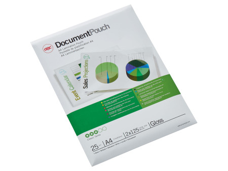 GBC Pochette de plastification, A4, brillant, 250 microns
