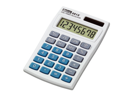 ibico Calculatrice de poche 081X, écran LCD à 8 chiffres