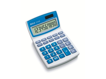 ibico Calculatrice de bureau 210X, écran LCD 10 chiffres
