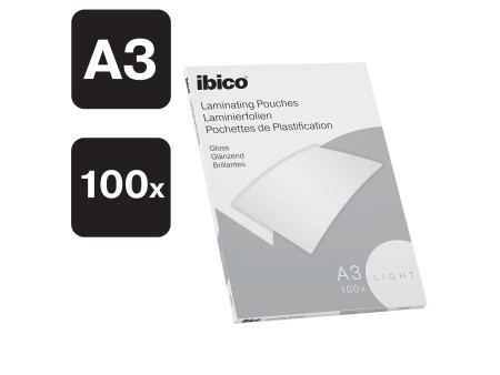 ibico Basics Pochette de plastification, A3, 150 microns