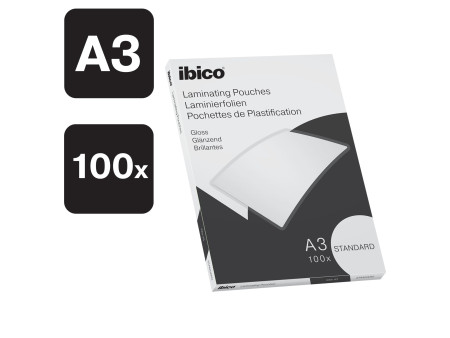 ibico Basics Pochette de plastification, A3, 250 microns