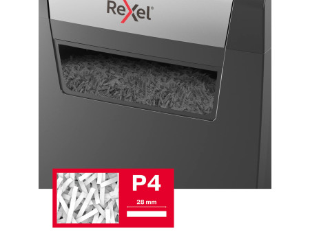 Rexel Destructeur de documents Momentum X406, particules