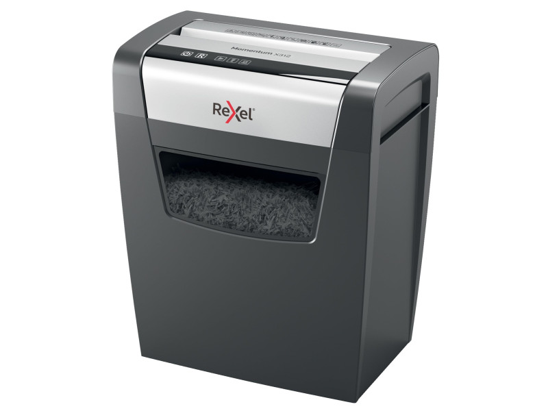 Rexel Destructeur de documents Momentum X312, particules
