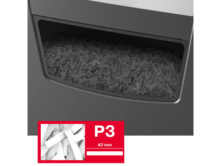 Rexel Destructeur de documents Momentum X312, particules