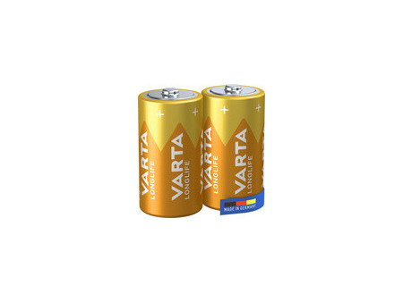 VARTA Pile alcaline Longlife, Baby (C/LR14), par 2