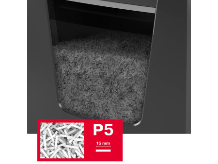Rexel Destructeur de documents Momentum X515, particules