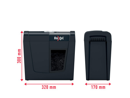 REXEL Destructeur de documents Secure X6, particules 4x40 mm