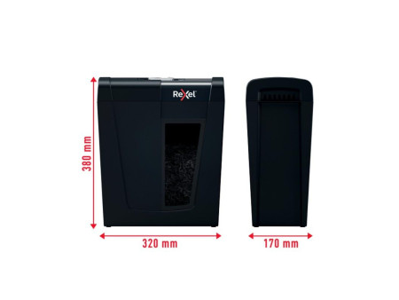 REXEL Destructeur de documents Secure X8, particules 4x40 mm