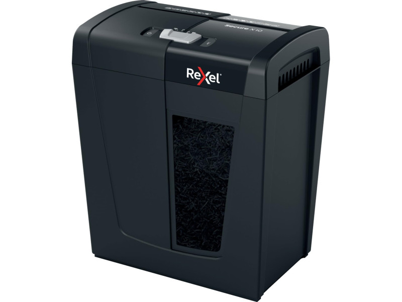 REXEL Destructeur de documents Secure X10,particules 4x40 mm
