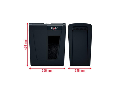 REXEL Destructeur de documents Secure X10,particules 4x40 mm