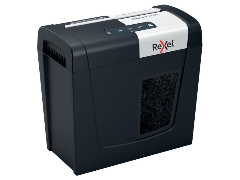 REXEL Destructeur de documents Secure MC3, particules 2x15mm