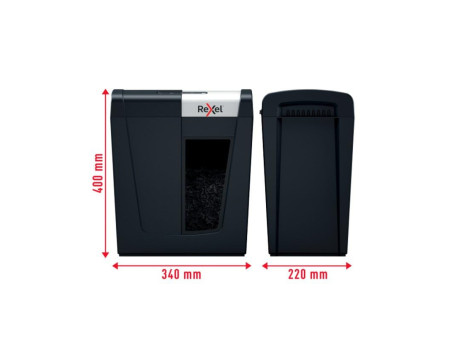 REXEL Destructeur de documents Secure MC6, particules