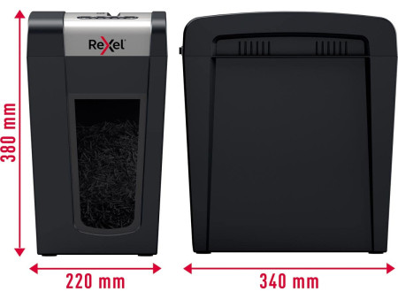 REXEL Destructeur de documents Secure MC6-SL, particules