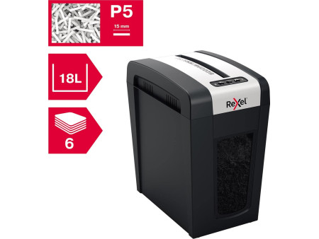 REXEL Destructeur de documents Secure MC6-SL, particules