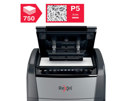 REXEL Destructeur de documents Optimum AutoFeed+ 750M