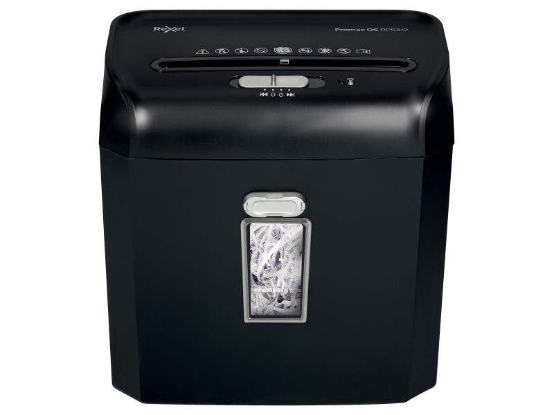 REXEL Destructeur de documents ProMax QS ROS812, bandes 6 mm