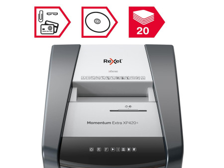 REXEL Destructeur de documents Momentum Extra XP420+, 3x35mm