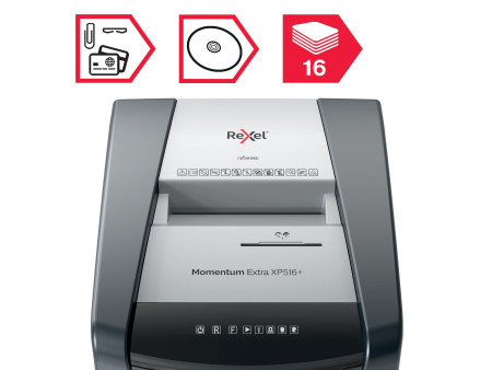 REXEL Destructeur de documents Momentum Extra XP516+, 2x15mm