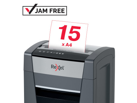 REXEL Destructeur de documents Momentum P515+, 2 x 15 mm