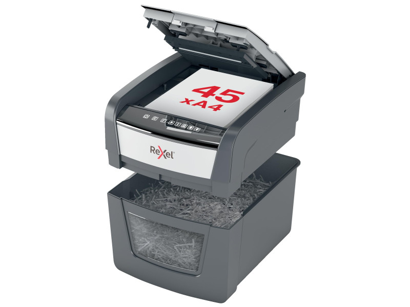 REXEL Destructeur de documents Optimum AutoFeed+ 45X, 4x28mm