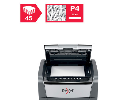 REXEL Destructeur de documents Optimum AutoFeed+ 45X, 4x28mm