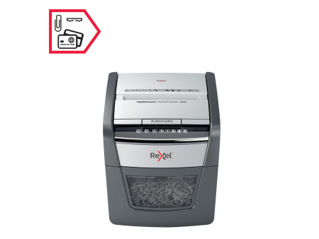 REXEL Destructeur de documents Optimum AutoFeed+ 45X, 4x28mm
