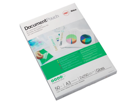 GBC Pochette de plastification A2, brillant, 250 microns