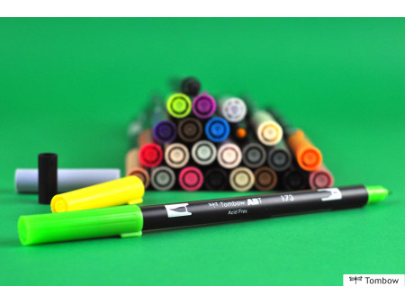 Tombow Feutre double pointe 'DUAL BRUSH PEN ABT', mint