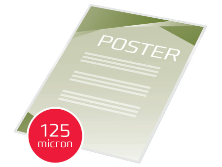 GBC Pochette de plastification A2, brillant, 250 microns