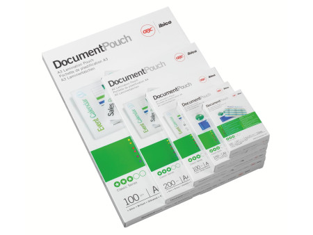 GBC Pochette de plastification A4, brillant, 75 microns