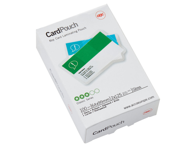 GBC Pochette de plastification CardPouch pour KeyCards