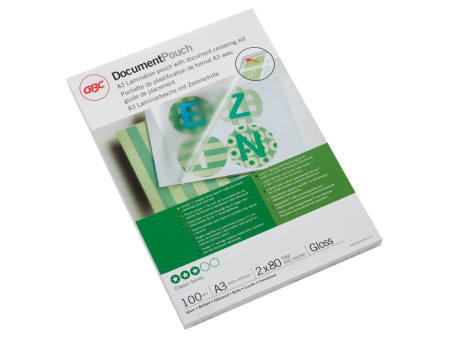 GBC Pochette de plastification DocumentPouch, A3, brillant