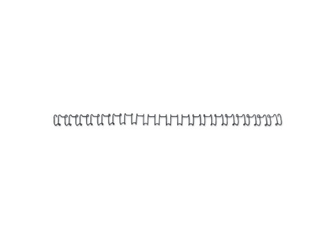 GBC Peigne à relier métal WireBind, A4, 21 boucles, 14 mm