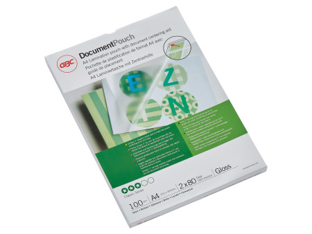GBC Pochette de plastification, A4, brillant, 160 microns