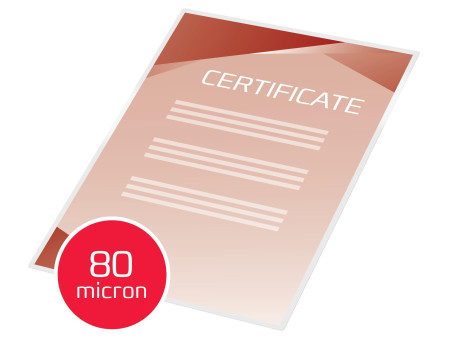 GBC Pochette de plastification, A4, brillant, 160 microns